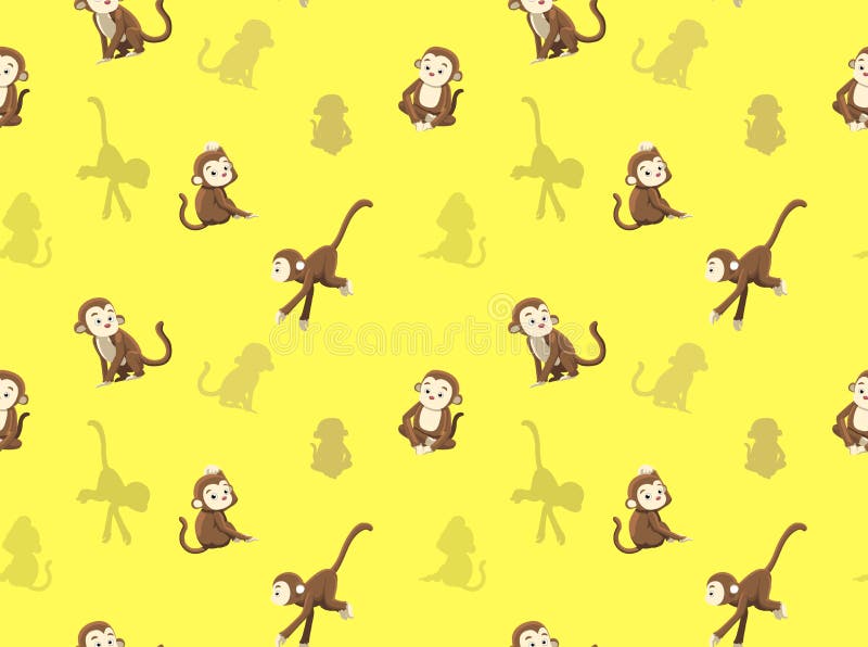 Monkey Wallpaper 2 stock vector. Illustration of chimpanzee - 86420351