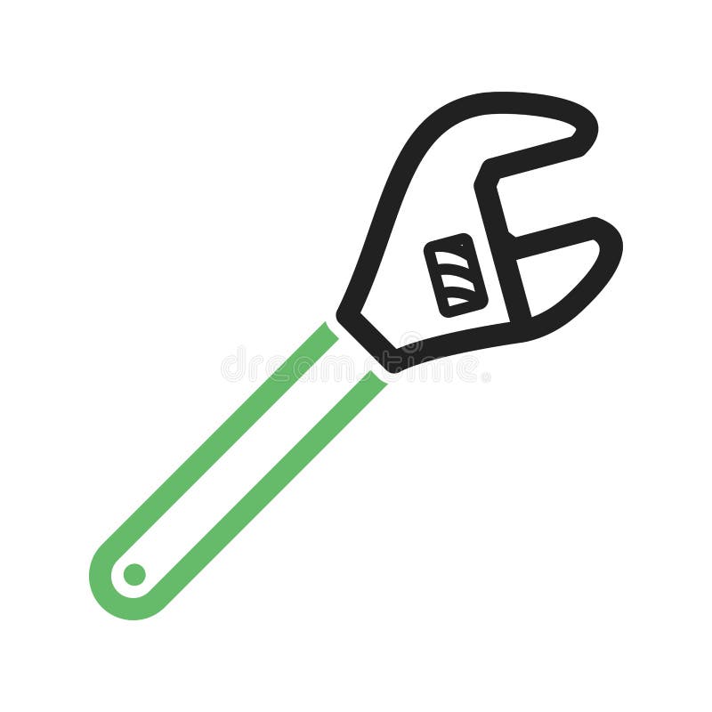 Wrench stock vector. Illustration of pipe, concept, adjustable - 99420444