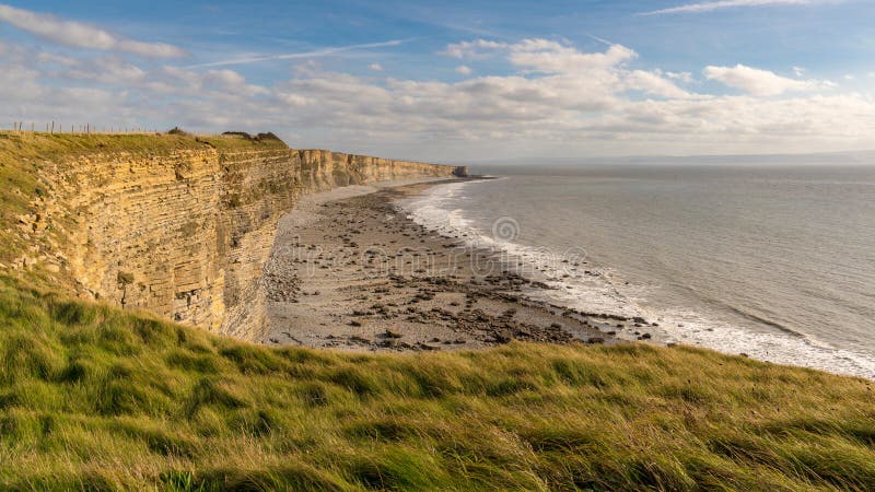 Monknash Beach, Wales, UK stock photo. Image of llantwit - 107601796