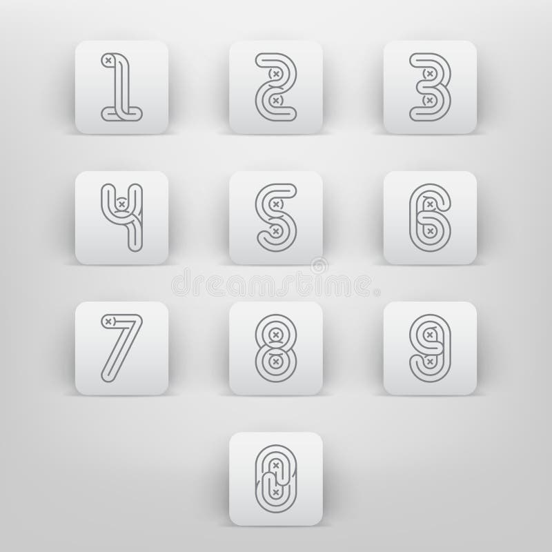 USAF modern stencil letters and numbers». White. Print Scale -32-001