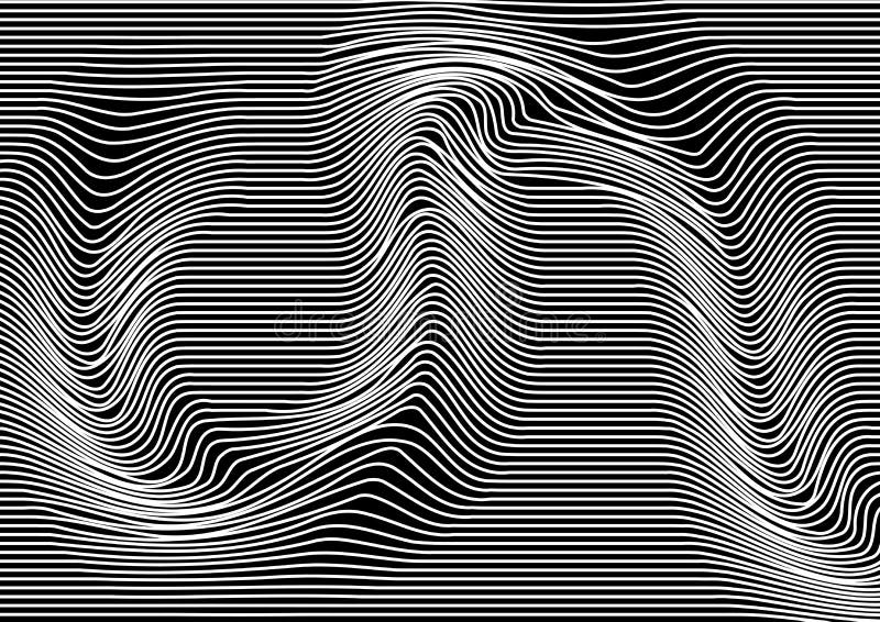 Monochrome abstract background with parallel horizontal lines. Striped texture. Vector vector illustration Monochrome abstract background with parallel horizontal lines. Striped texture. Vector vector illustration