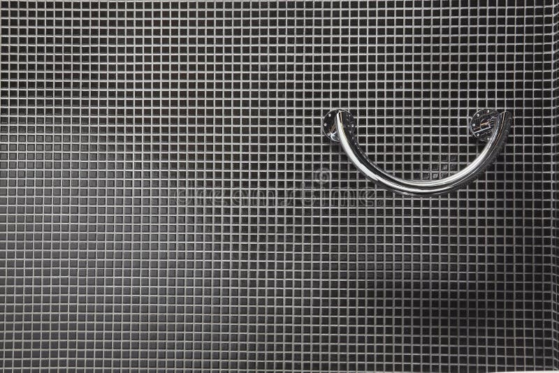 Monochrome Bright Grip in Bath with Black Walls Stock Photo Image of