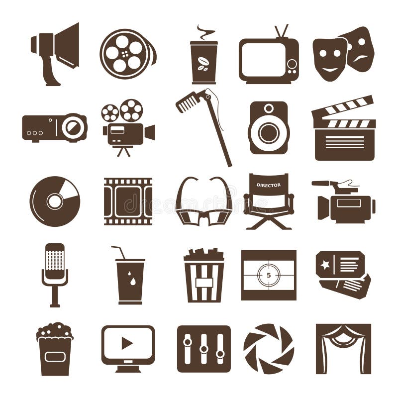 Cinematic Set Stock Illustrations 540 Cinematic Set Stock(01)