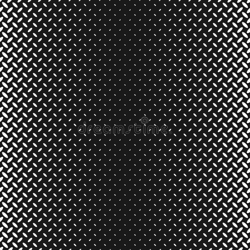 Monochrome geometrical halftone diagonal ellipse pattern background design. Abstract vector illustration stock illustration Monochrome geometrical halftone diagonal ellipse pattern background design. Abstract vector illustration stock illustration