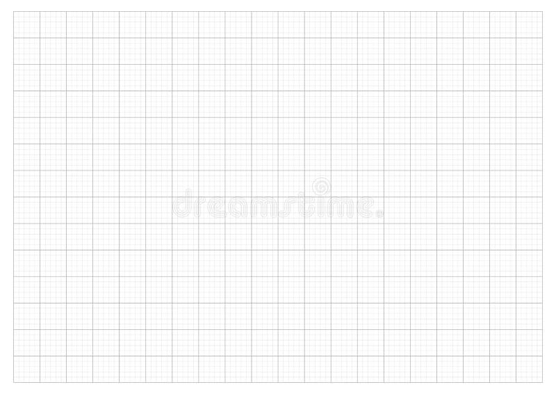 Monochrome Grid Paper 2.0 Cm A3 Grid and Graph Scale 1:50 Vector Stock