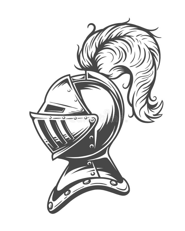 Medieval Helmet Clipart In Black