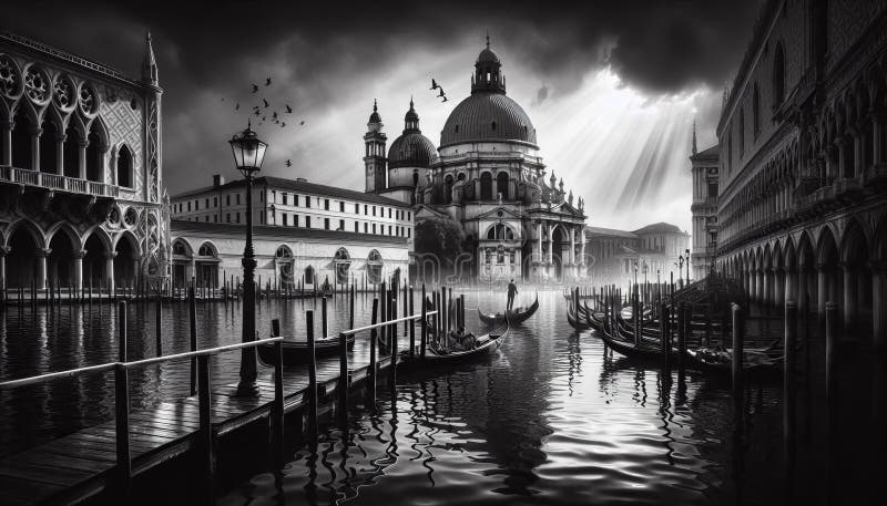 Monochrome Mastery Ein Portfolio, das sich auf Schwarz und Weiß konzentriert vektor abbildung