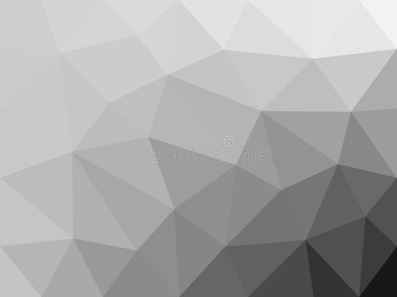 Monochrome polygon abstract background. stock illustration Monochrome polygon abstract background. stock illustration