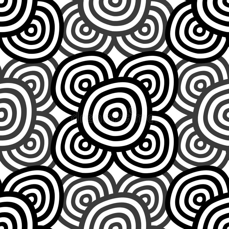 Monocromio senza giunte astratto royalty illustrazione gratis