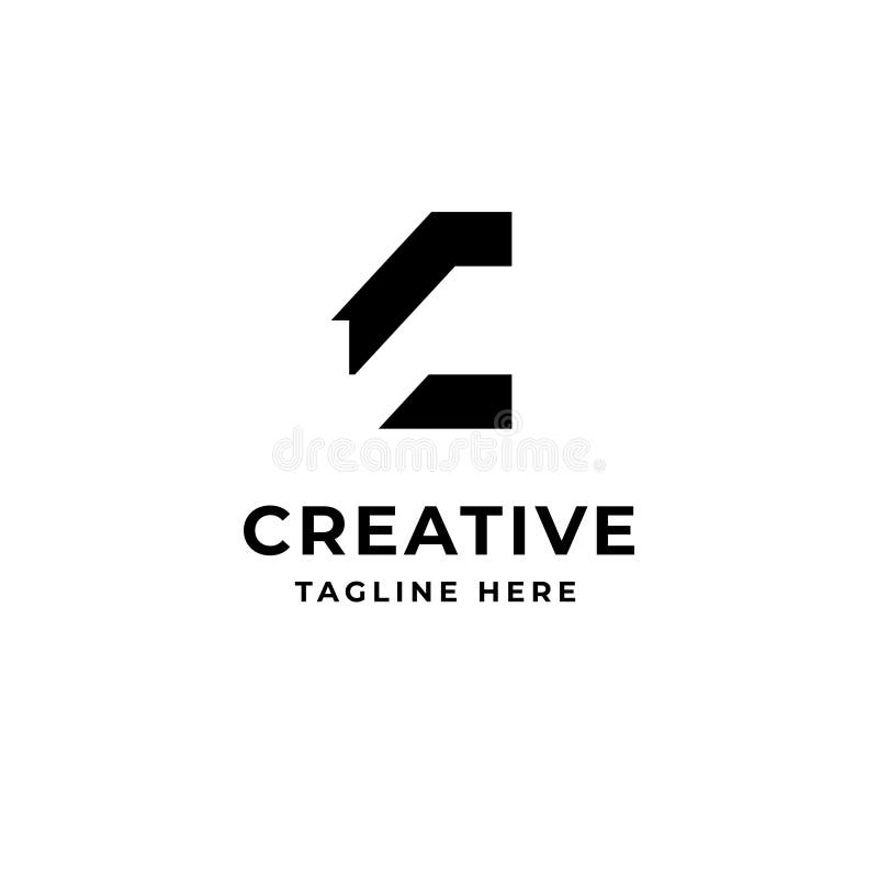 Monogram Logo Letter C Design Stock Vector - Illustration of element ...