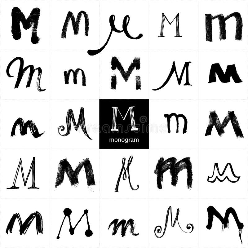 stylish fonts m