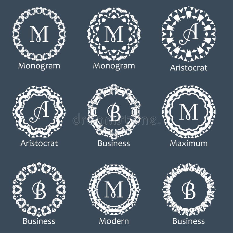 list of synonyms and antonyms of the word monogram template