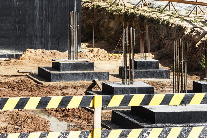 Monolithic Reinforced Concrete Foundations for the Construction of a Residential Building