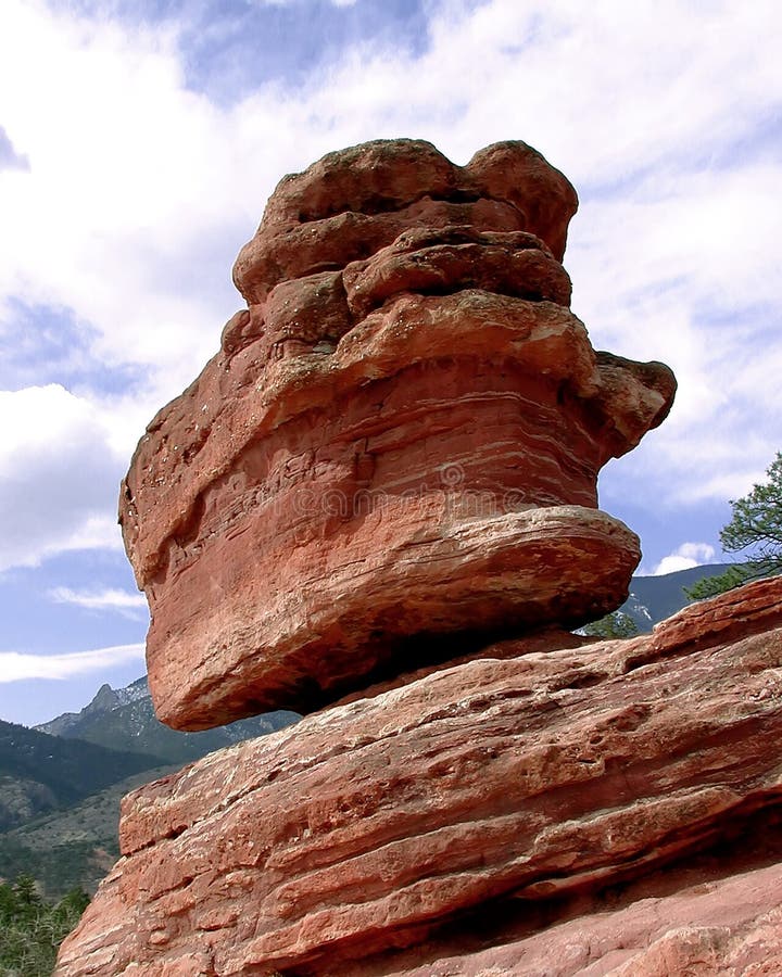 Sandstone monolith, Garden of the God's, Colorado. Sandstone monolith, Garden of the God's, Colorado