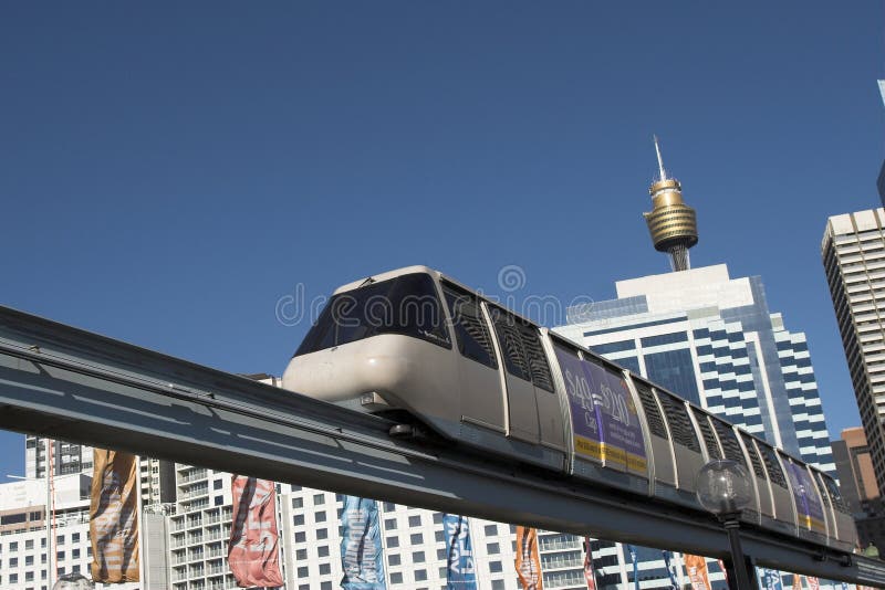 monorail Sydney photo libre de droits monorail Sydney photo libre de droits