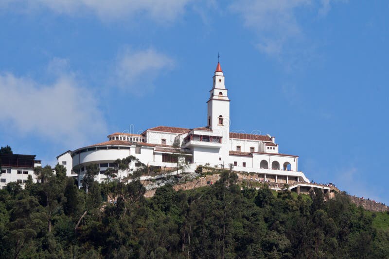 Monserrate Sanctuary Bogota Colombia royalty free stock images