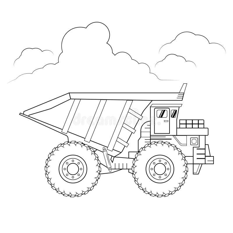 Coloring Monster Truck Stock Illustrations – 344 Coloring Monster Truck ...
