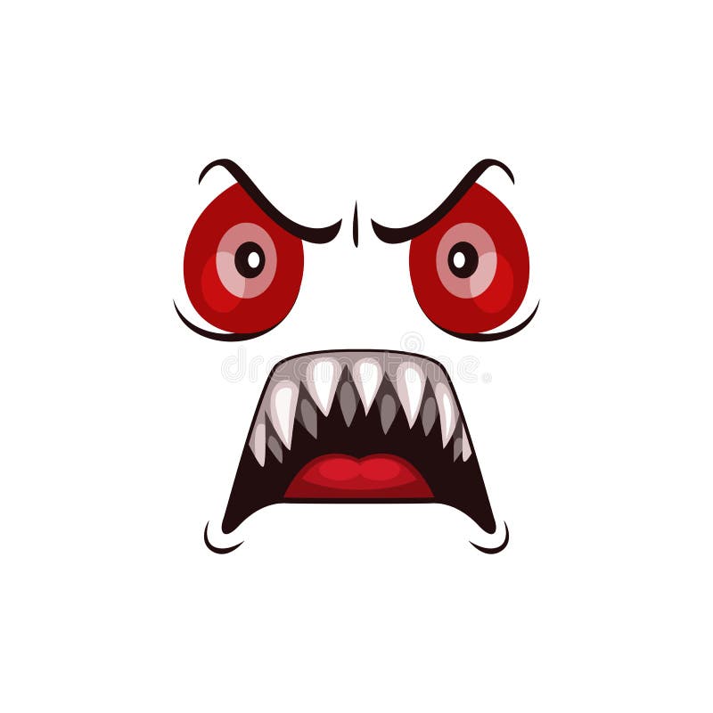 Scary face expression, cartoon PNG - Photo #3284 -  - Get PNG  images and Vector For Free