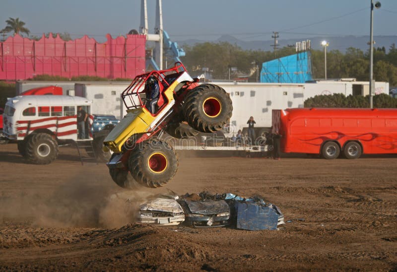 Monster Truck Air stock photo