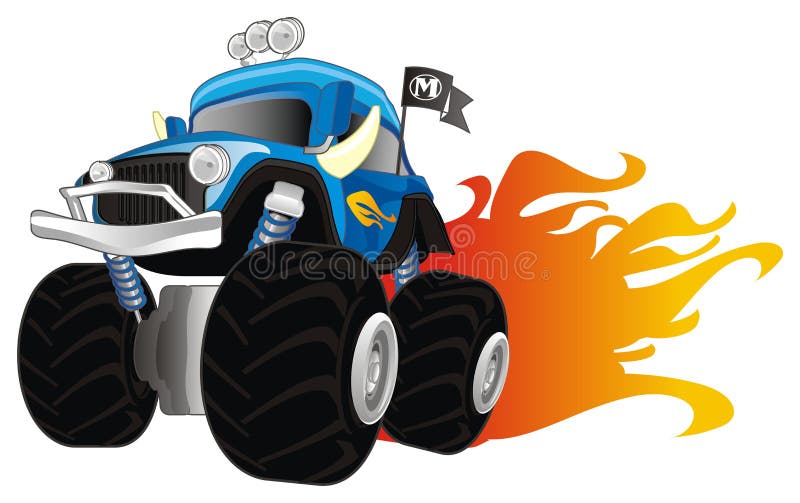 Blue Cartoon Monster Truck Stock Illustrations – 202 Blue Cartoon Monster  Truck Stock Illustrations, Vectors & Clipart - Dreamstime