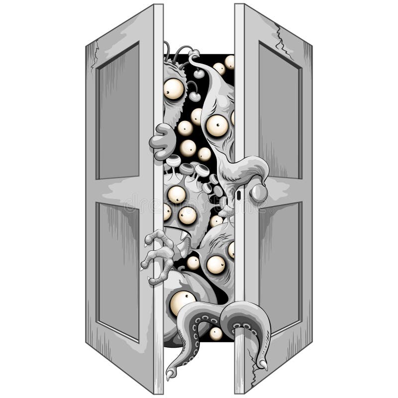 Monsters Door Stock Illustrations – 57 Monsters Door Stock Illustrations,  Vectors & Clipart - Dreamstime