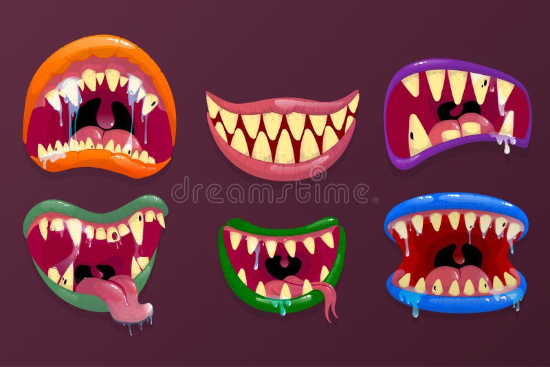 Monsters mouths.