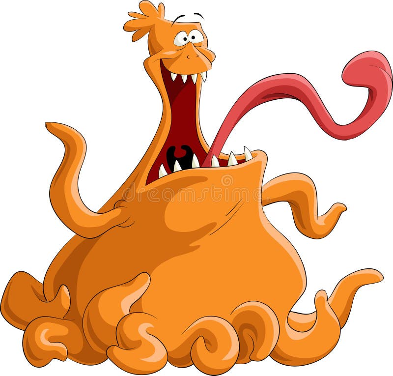 Monstro ilustração royalty free