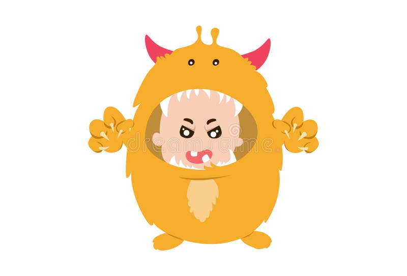 Monstro bonitos do bebê ilustração royalty free Monstro bonitos do bebê ilustração royalty free