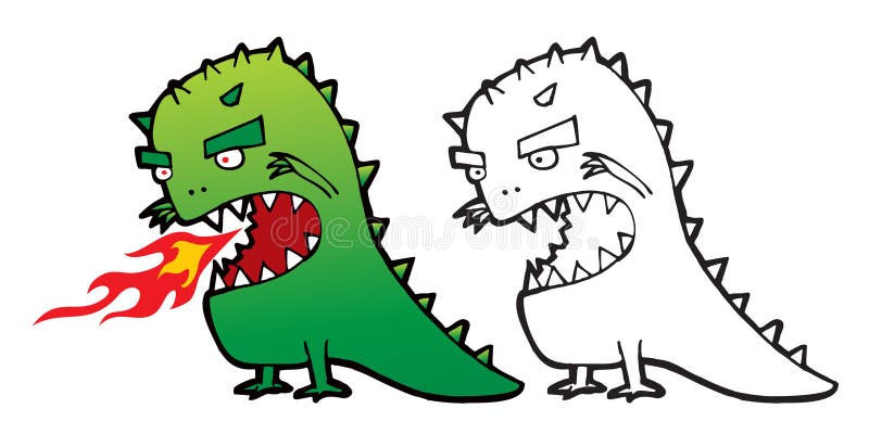 Monstro dos desenhos animados do vetor ilustração do vetor Monstro dos desenhos animados do vetor ilustração do vetor