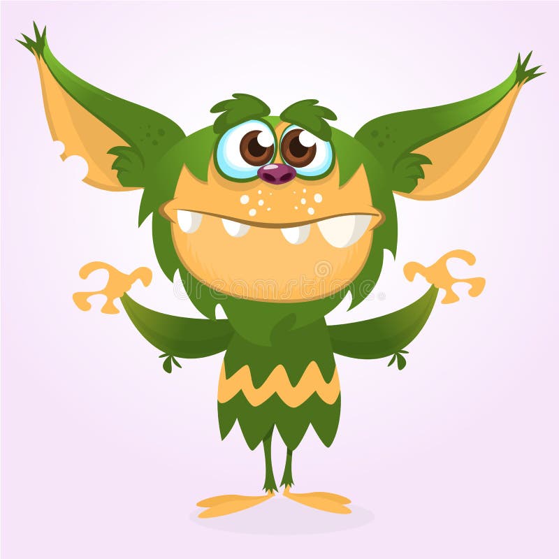Monstro feliz dos desenhos animados Monstro peludo verde de Dia das Bruxas Coleção grande de monstro bonitos Caráter de Dia das B ilustração royalty free Monstro feliz dos desenhos animados Monstro peludo verde de Dia das Bruxas Coleção grande de monstro bonitos Caráter de Dia das B ilustração royalty free