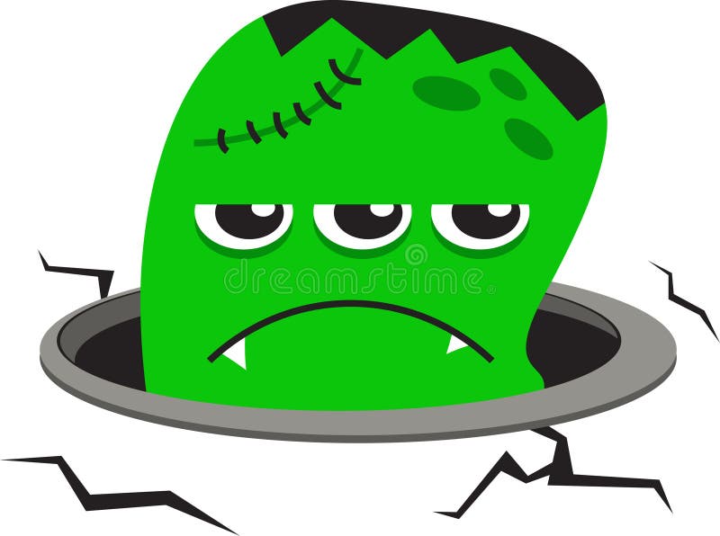 Monstruo verde libre illustration Monstruo verde libre illustration