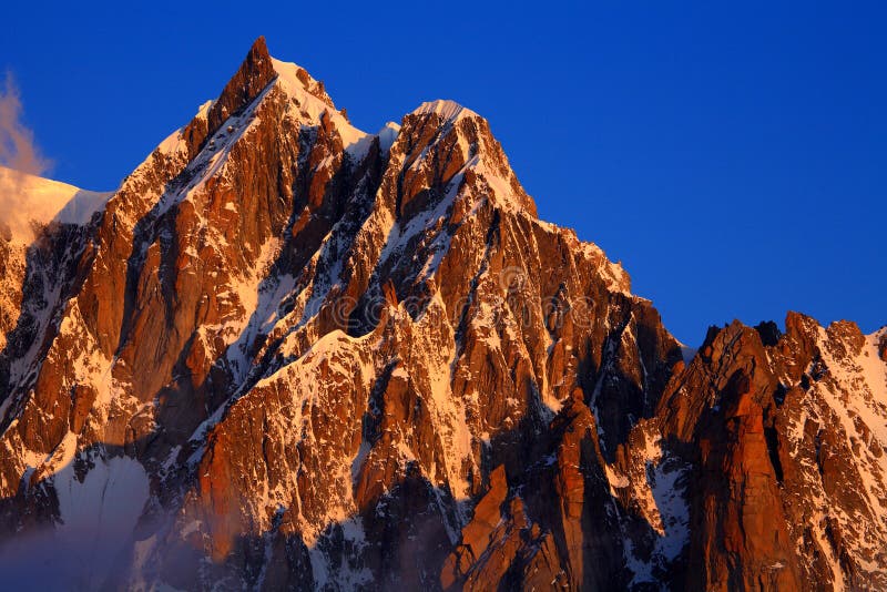 Mont Maudit royalty free stock photo Mont Maudit royalty free stock photo