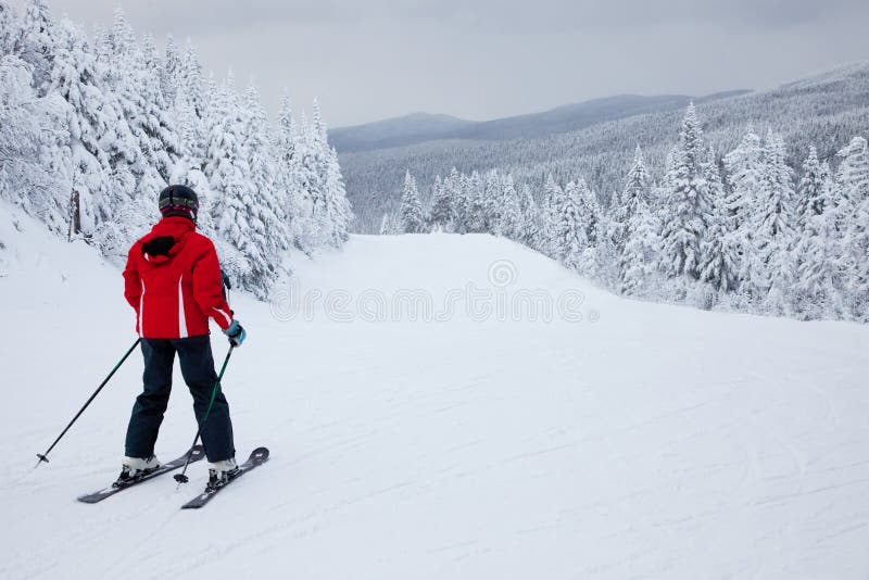 Mont-Tremblant Ski Resort, Quebec, Canadá fotografía de archivo libre de regalías Mont-Tremblant Ski Resort, Quebec, Canadá fotografía de archivo libre de regalías