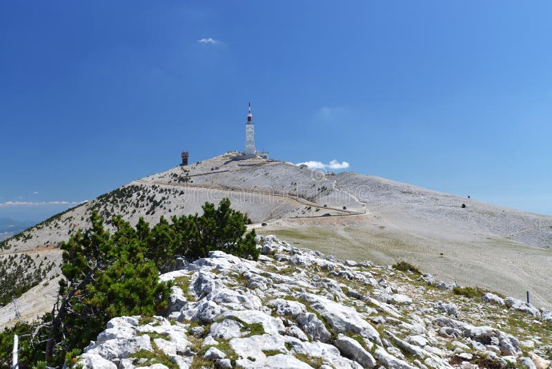 Mont Ventoux, Provence fotografia royalty free Mont Ventoux, Provence fotografia royalty free