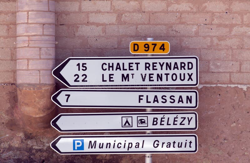 Mont ventoux szaletu reynard drogowy znak obrazy royalty free Mont ventoux szaletu reynard drogowy znak obrazy royalty free