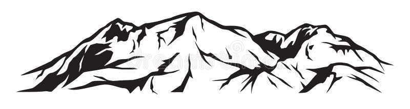 Montagna royalty illustrazione gratis Montagna royalty illustrazione gratis