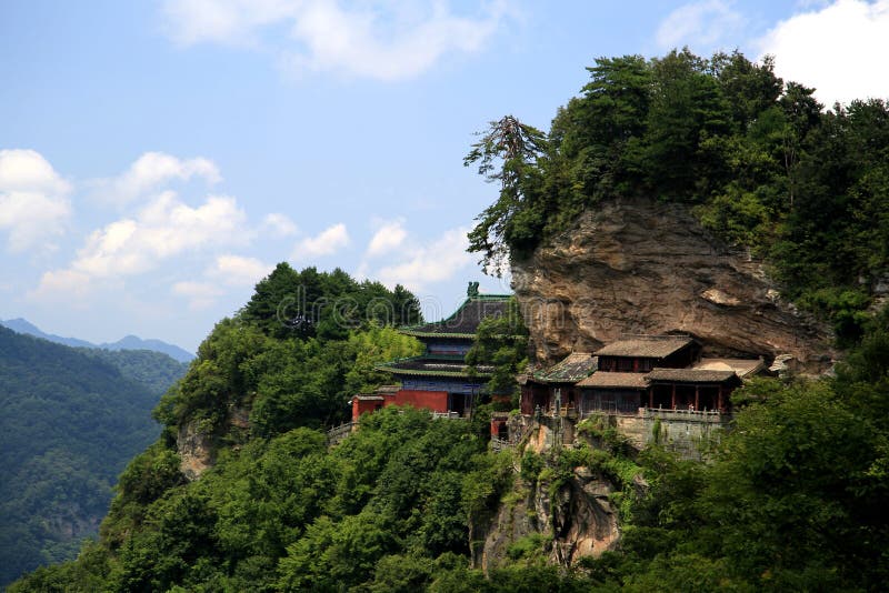 Wudang mountain , a famous Taoist Holy Land and World Cultural Heritage in China,loacted in Shiyan city , Hubei, China. Wudang mountain , a famous Taoist Holy Land and World Cultural Heritage in China,loacted in Shiyan city , Hubei, China