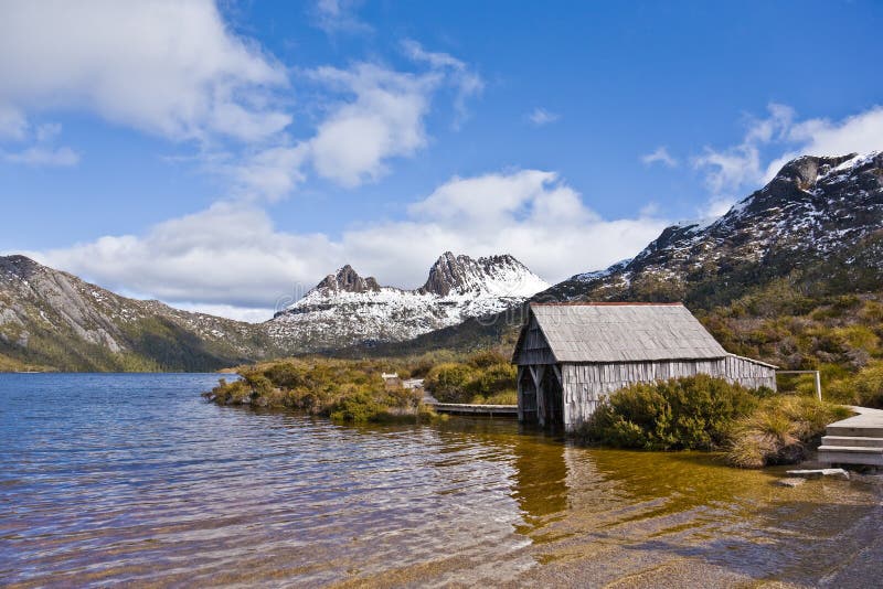 Montagne de berceau en Tasmanie