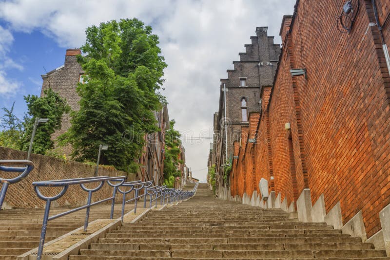 Montagne de Bueren, Liege, Belgium