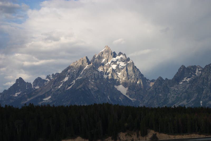 Montagne grande de Teton photographie stock Montagne grande de Teton photographie stock