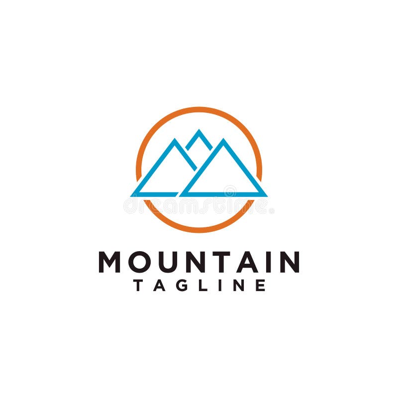 Montagne ou colline ou conception maximale de logo L'icône de camp ou d'aventure, aménagent le symbole et peuvent en parc être em illustration libre de droits Montagne ou colline ou conception maximale de logo L'icône de camp ou d'aventure, aménagent le symbole et peuvent en parc être em illustration libre de droits