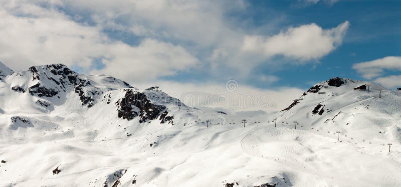 Monts de la Silvretta en Autriche photo libre de droits