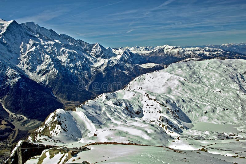 Montanhas de Chamonix foto de stock Montanhas de Chamonix foto de stock