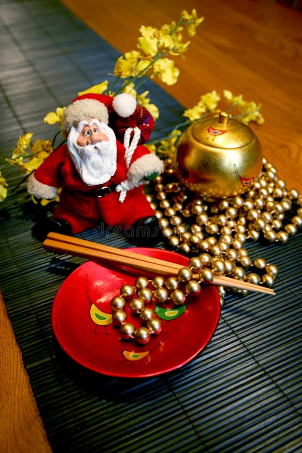 Montante del vietnamita de Papá Noel imagen de archivo libre de regalías Montante del vietnamita de Papá Noel imagen de archivo libre de regalías