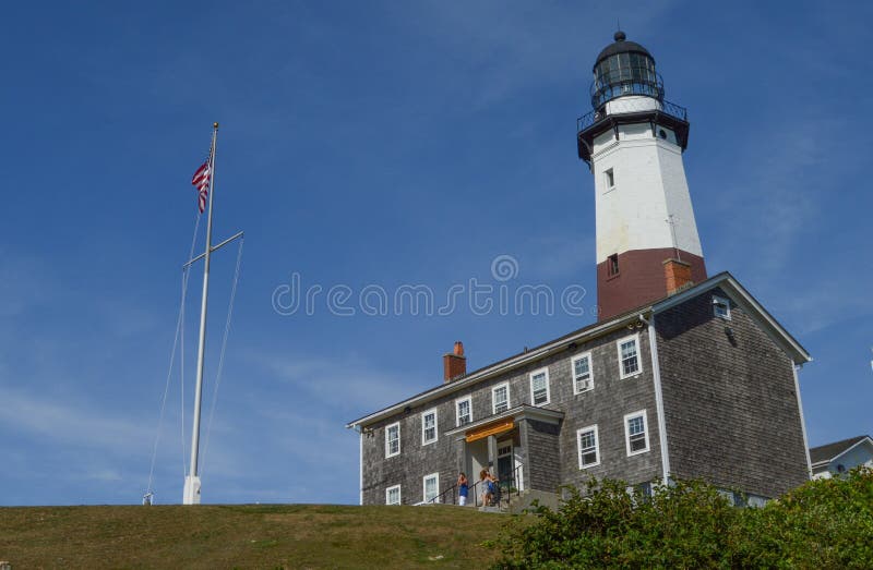 Montauk Punkt-Leuchtturm stockbilder Montauk Punkt-Leuchtturm stockbilder