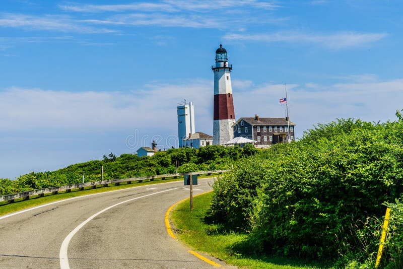 Montauk Punkt-Leuchtturm lizenzfreies stockfoto Montauk Punkt-Leuchtturm lizenzfreies stockfoto