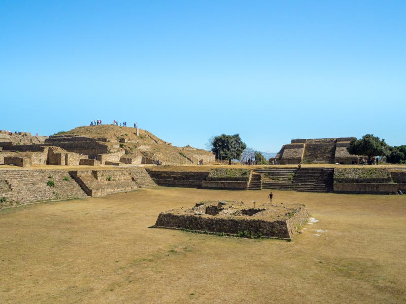 Monte Alban, Oaxaca, Mexico, South America : [Biggest ruins of ancient Zapotec city at the top of the mountain, UNES stock photography Monte Alban, Oaxaca, Mexico, South America : [Biggest ruins of ancient Zapotec city at the top of the mountain, UNES stock photography