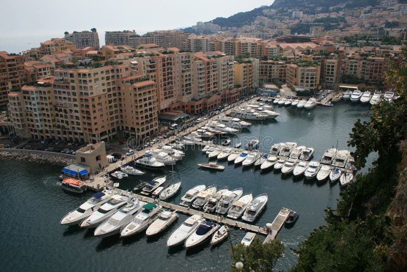 Monte Carlo Monaco Marina Bay View Stock Image Image of carlo
