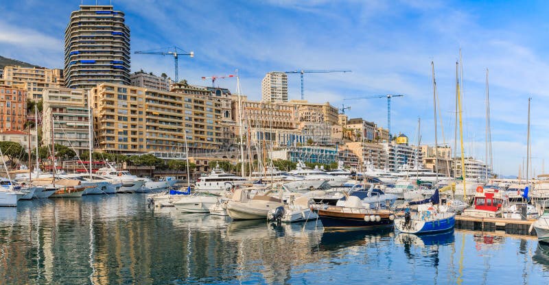 Monaco Monte Carlo city panorama