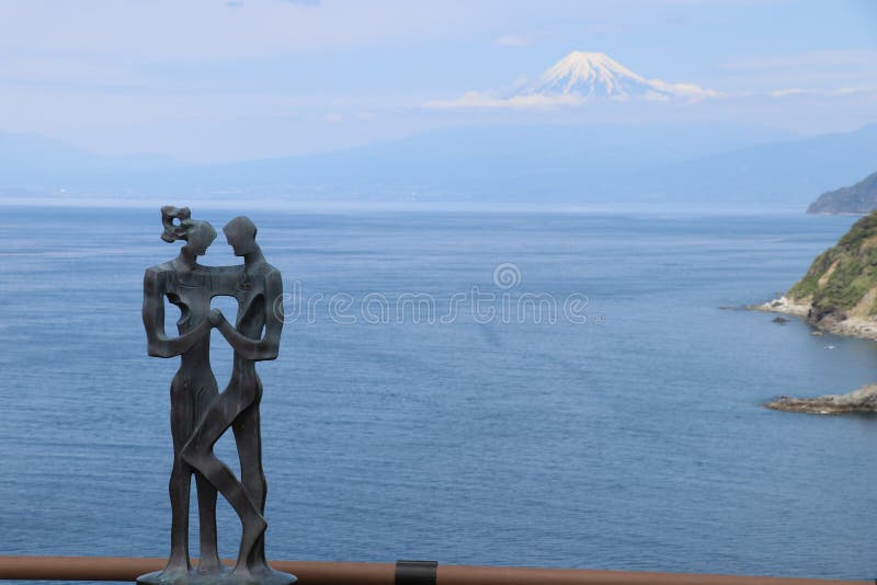 Monte Fuji em Gap do amante imagens de stock Monte Fuji em Gap do amante imagens de stock